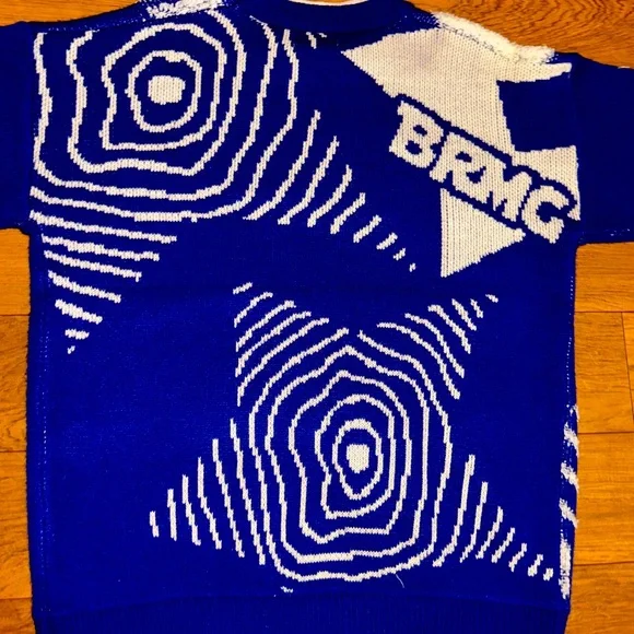 Y2K Abstract Oversized Round Neck SweaterUnisex